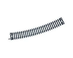 Atlas Railroad HO Code 100 Nickel Silver 22" Radius Snap Track (1