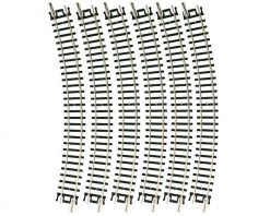 Atlas Railroad N-Gauge Code 80 Snap-Track 11" Radius Curve