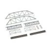 Atlas Railroad N KIT Code 80 Through Truss Bridge, Silver