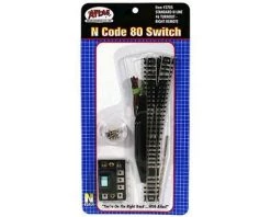 Atlas Railroad N Code 80 #6 Remote Right-Hand Turnout