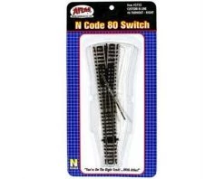 Atlas Railroad N Code 80 Custom #6 Right-Hand Turnout