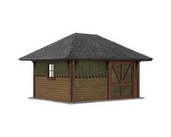 Atlas Railroad HO Laser Cut KIT Section House