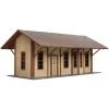 Atlas Railroad HO Laser Cut KIT Manahawkin Railroad Station -Atlas Railroad Sales Shop atl4001017