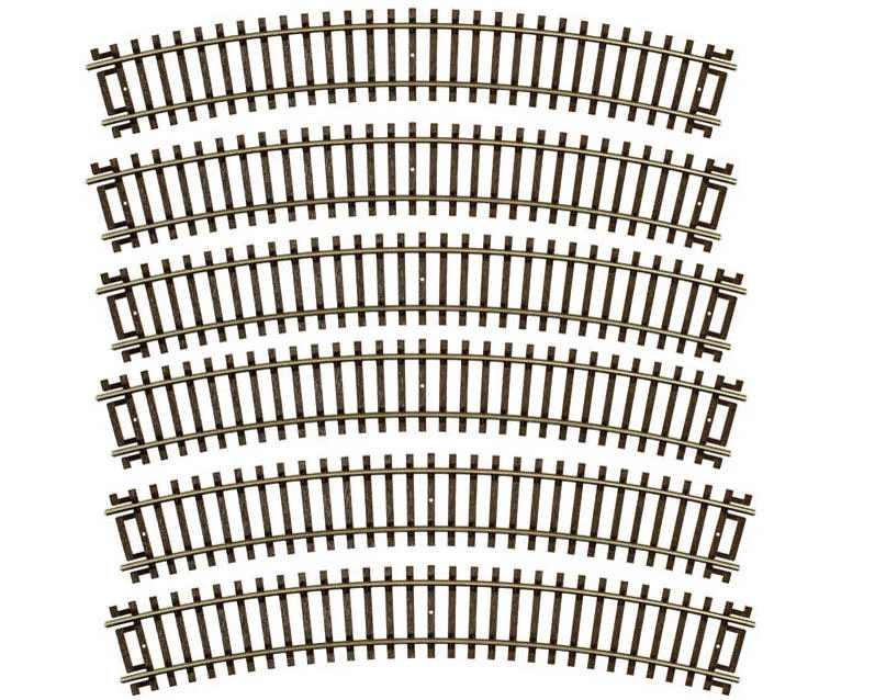 Atlas Railroad HO-Gauge Code 83 Snap-Track 15" Radius Curve (6) 3 Atlas Railroad HO-Gauge Code 83 Snap-Track 15" Radius Curve (6)