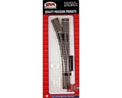 Atlas Railroad HO Code 83 22" Manual Left-Hand Switch