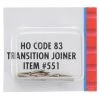 Atlas Railroad HO-Scale Code 100/Code 83 Transition Joiners (12) -Atlas Railroad Sales Shop atl551