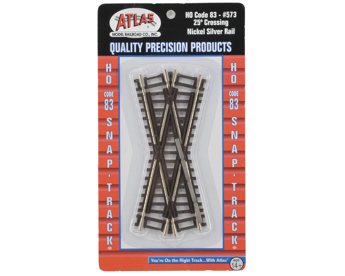 Atlas Railroad HO-Gauge Code 83 25° Crossing 4 Atlas Railroad HO-Gauge Code 83 25° Crossing - Image 2