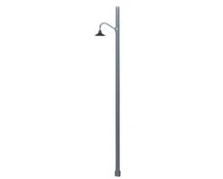 Atlas Railroad N Lighting System Curved Hi-Hat Metal Pole