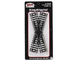 Atlas Railroad HO-Gauge Code 100 Snap-Track 30° Crossing