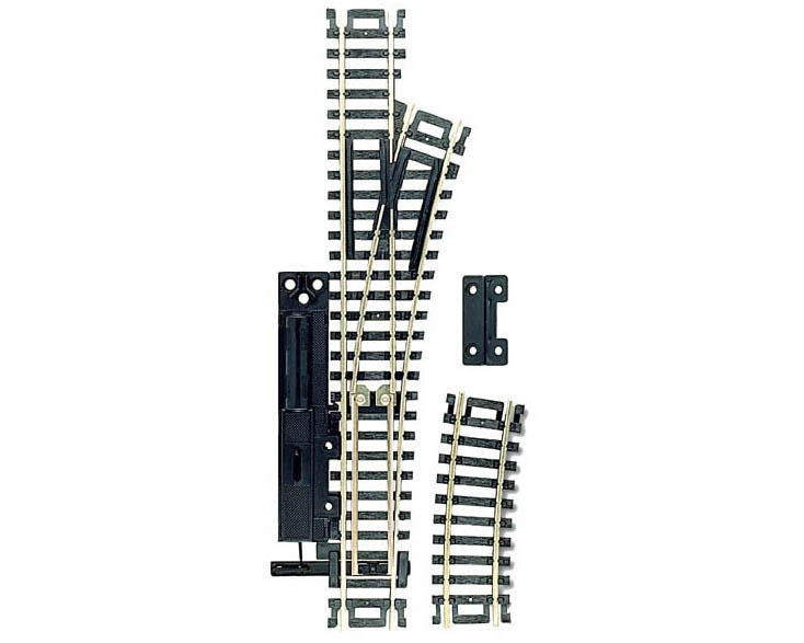 Atlas Railroad HO-Gauge Code 100 Snap-Track Manual Right-Hand Switch 3 Atlas Railroad HO-Gauge Code 100 Snap-Track Manual Right-Hand Switch