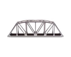 Atlas Railroad HO KIT Code 100 18" Through Truss Bridge, Silver