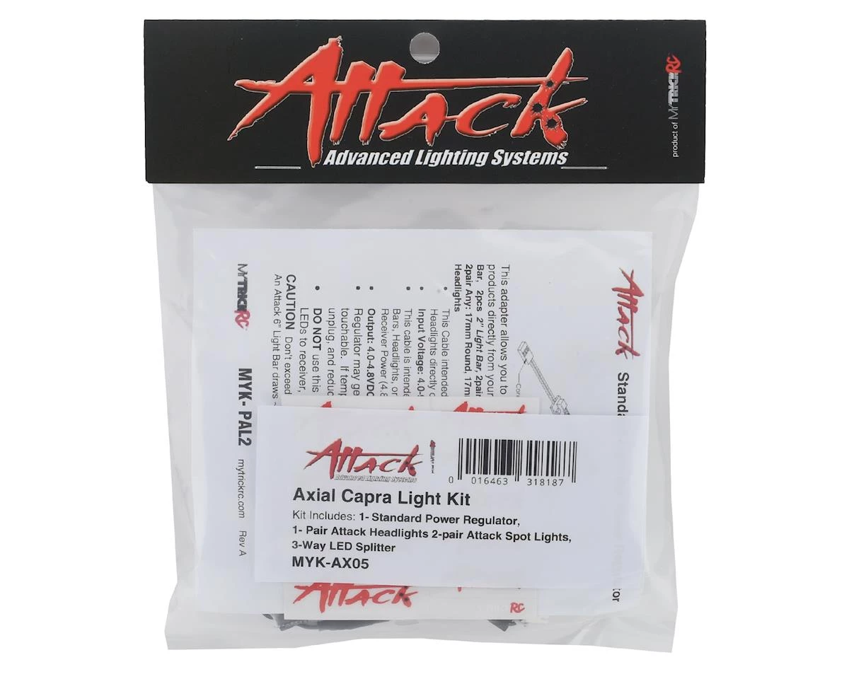 MyTrickRC Axial Capra Attack LED Light Kit 4 MyTrickRC Axial Capra Attack LED Light Kit - Image 2