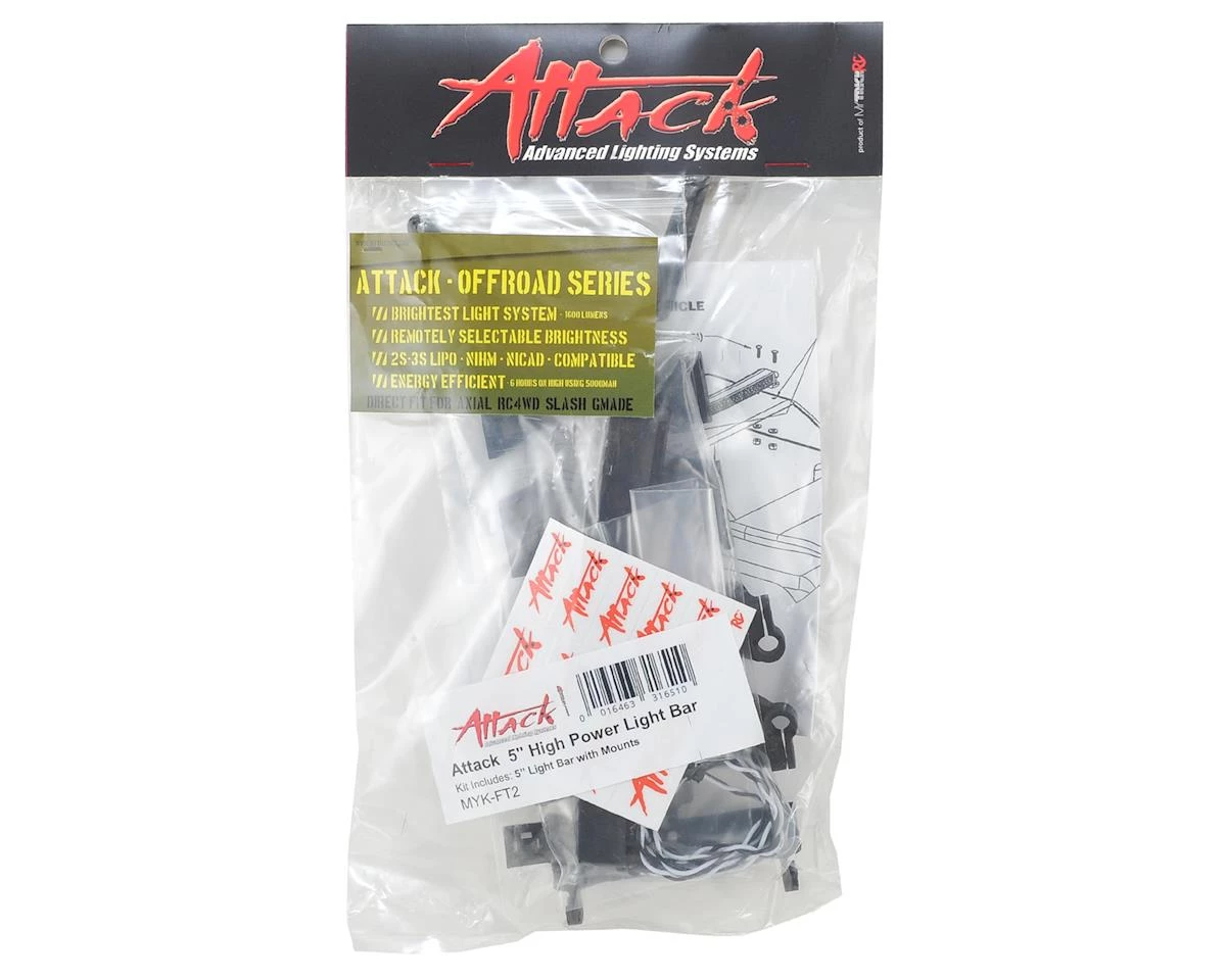 MyTrickRC 5" High Power LED Light Bar w/Mounting Hardware 4 MyTrickRC 5" High Power LED Light Bar w/Mounting Hardware - Image 2