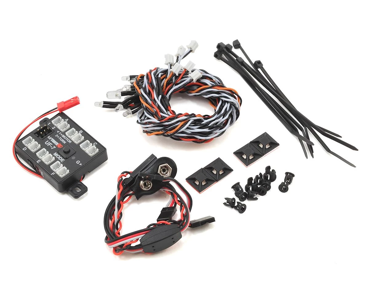 MyTrickRC UF-7 Rock Crawler Light Kit w/Controller & LEDs (8 White, 2 Red & 2 Orange LEDs) 3 MyTrickRC UF-7 Rock Crawler Light Kit w/Controller & LEDs (8 White, 2 Red & 2 Orange LEDs)