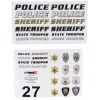 MyTrickRC Police/Sheriff Decal Set