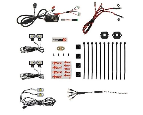 MyTrickRC Vanquish VS4-10 Attack Light Kit w/DG-1 Controller & LEDs (2 Headlights, 2 Tail Lights & 4 Rock Light Pods) 3 MyTrickRC Vanquish VS4-10 Attack Light Kit w/DG-1 Controller & LEDs (2 Headlights, 2 Tail Lights & 4 Rock Light Pods)